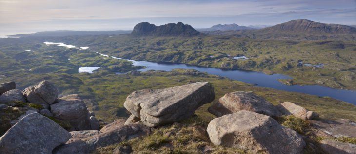 The Assynt ranges, part of the Coigach-Assynt Living Landscape