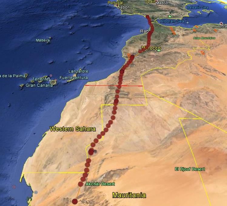 osprey migration route