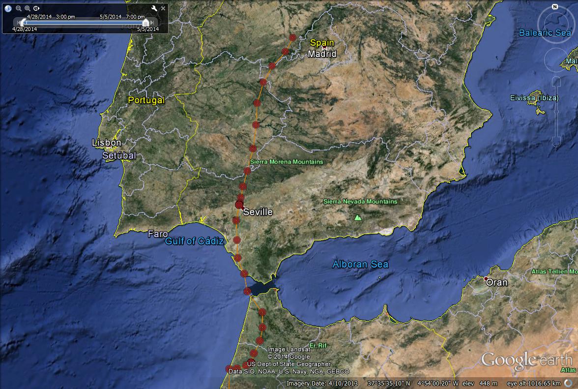 Breaking News: Blue Yd's in Spain!! | Scottish Wildlife Trust