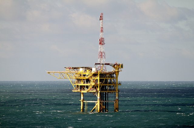 North Sea Oil Platform