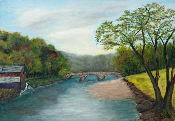 Sweet (Miss), J., active 1902-1968; Old Mill on the Avon © Painting courtesy of Art UK