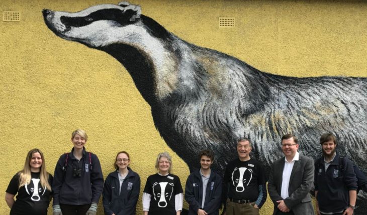 Badger mural