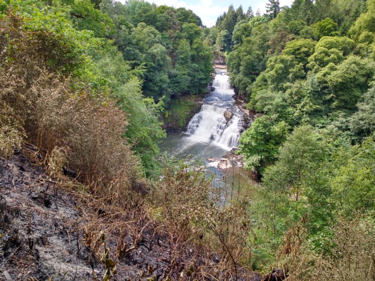 Corra Linn Wildfire © Laura Preston