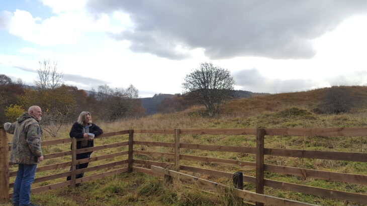 Fencing at Keltneyburn