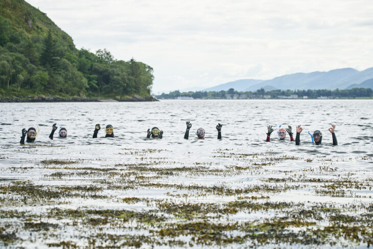 Launch of the Lochaber snorkel trail 