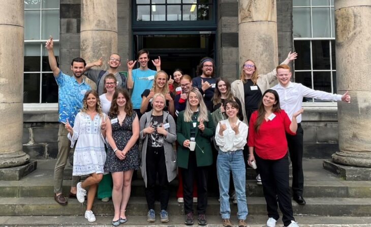 A group of young people at the Seas Scotland Conference in 2023.