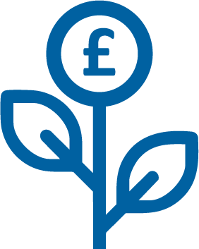 An icon of a flower with a pound sign on its head. Used here as a bullet point.