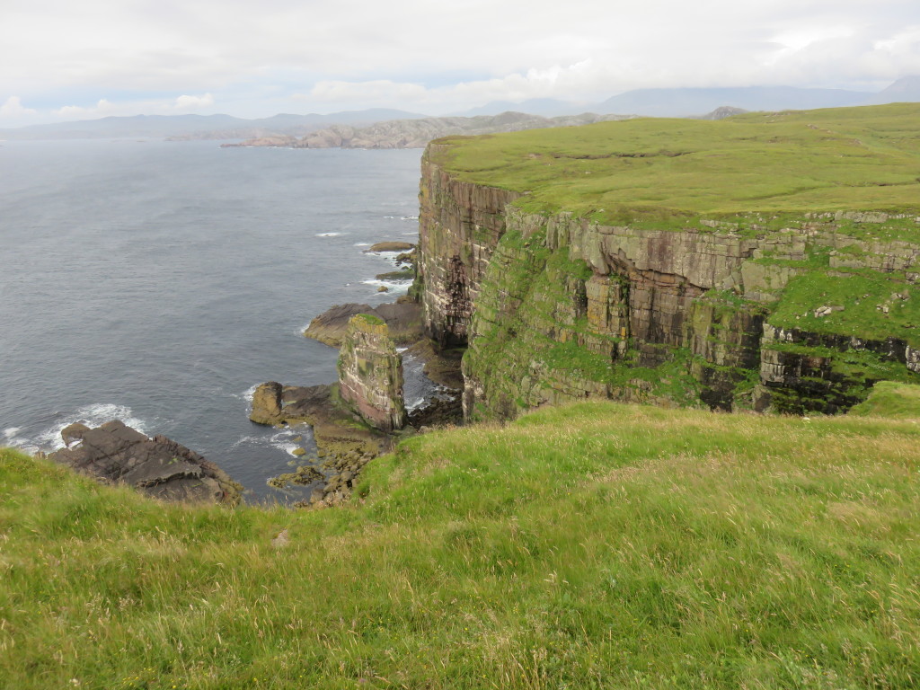 Tall sandstone cliffs of Handa Island © Freya Blockley