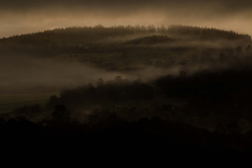 Morning mist rolling down the hills at Loch of the Lowes. Photo taken by Chris Cachia Zammit.