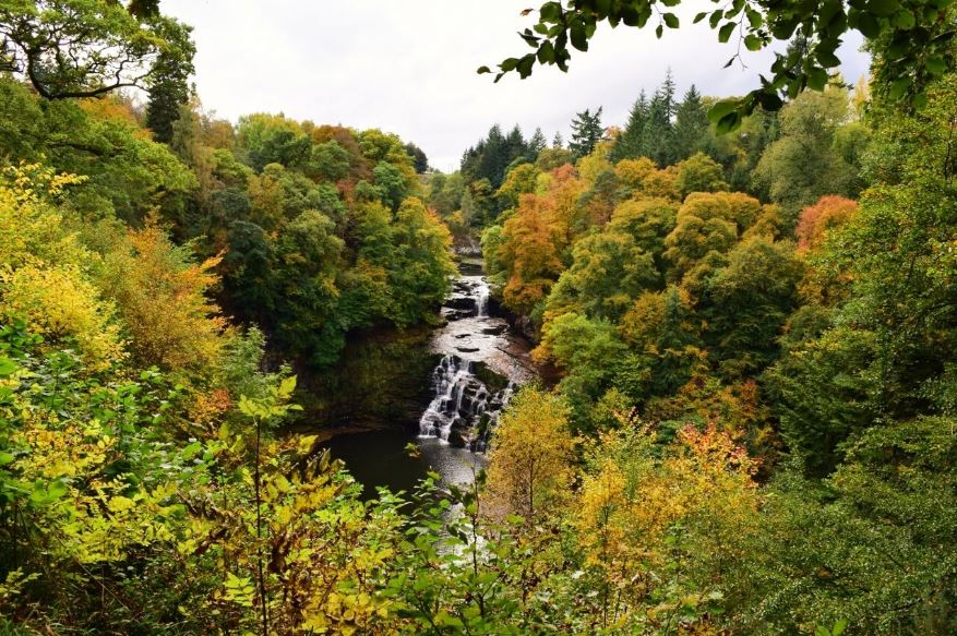 Corra Linn in colour (C) JGC MacKenzie 