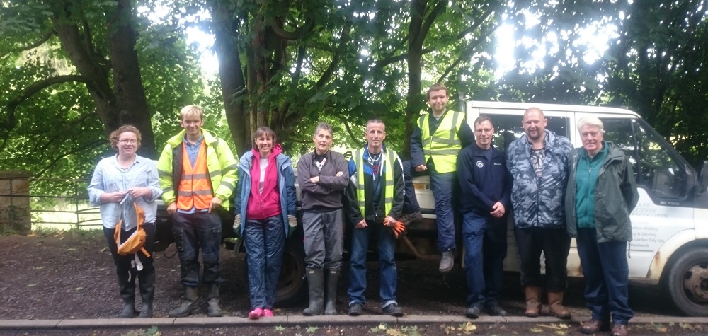 Monthly Mauldslie Woods Volunteers (c) CAVLP