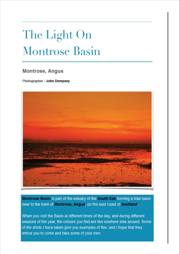 Light on Montrose Basin